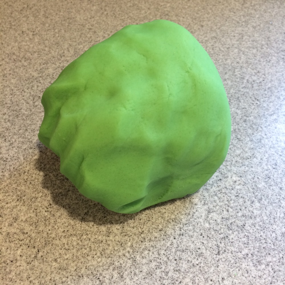 finished play dough